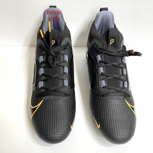 Nike Alpha Menace 4 Elite Football Cleats Saquon Barkley Size 13 HF4313-001 - Picture 3 of 7